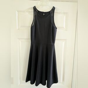 H&M Chic Black Sleeveless Mini Dress